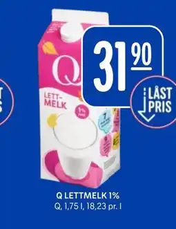Rema 1000 Q LETTMELK 1% tilbud