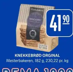 Rema 1000 KNEKKEBRØD ORGINAL tilbud