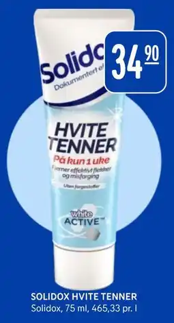 Rema 1000 SOLIDOX HVITE TENNER tilbud