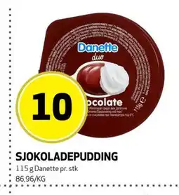 Bunnpris SJOKOLADEPUDDING tilbud