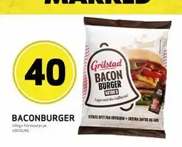 Bunnpris BACONBURGER tilbud