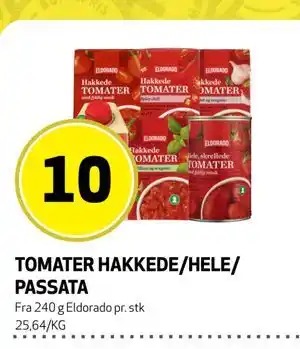 Bunnpris TOMATER HAKKEDE/HELE/PASSATA tilbud