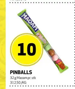 Bunnpris PINBALLS tilbud