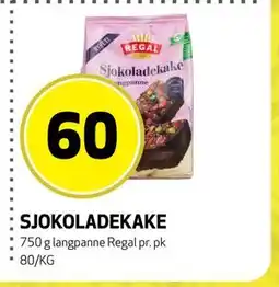 Bunnpris SJOKOLADEKAKE tilbud
