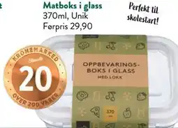 Jacobs Matboks i glass tilbud