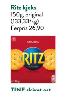 Jacobs Ritz kjeks tilbud