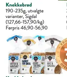 Jacobs Knekkebrød tilbud