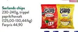 Jacobs Sørlands chips tilbud
