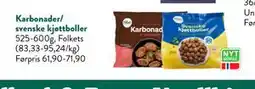Jacobs Karbonader/ svenske kjøttboller tilbud
