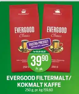 Kiwi EVERGOOD FILTERMALT/KOKMALT KAFFE tilbud