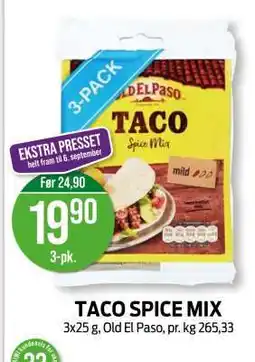 Kiwi TACO SPICE MIX tilbud