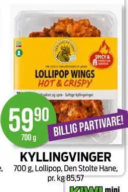 Kiwi KYLLINGVINGER tilbud
