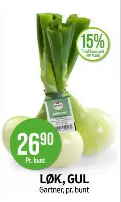 Kiwi LØK, GUL tilbud