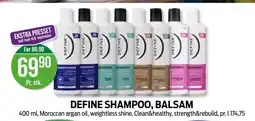 Kiwi DEFINE SHAMPOO, BALSAM tilbud