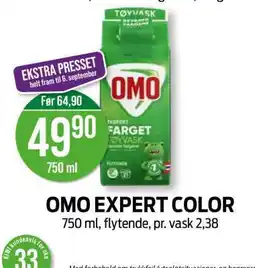 Kiwi OMO EXPERT COLOR tilbud