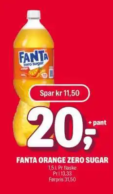 Coop Extra FANTA ORANGE ZERO SUGAR tilbud