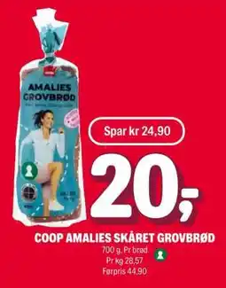 Coop Extra COOP AMALIES SKÅRET GROVBRØD tilbud