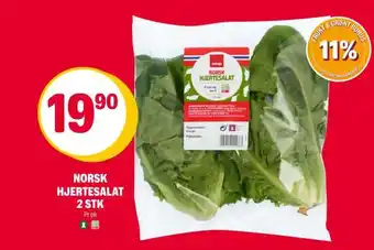 Coop Extra NORSK HJERTESALAT tilbud