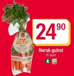 Coop Extra Norsk gulrot tilbud