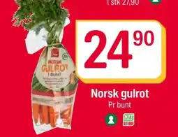 Coop Extra Norsk gulrot tilbud