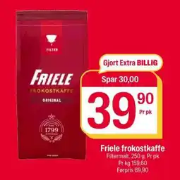 Coop Extra FRIELE FROKOSTKAFFE tilbud