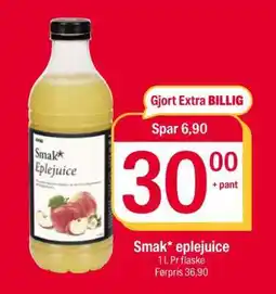 Coop Extra Smak* eplejuice tilbud