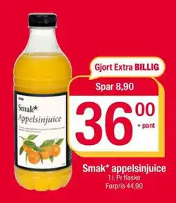 Coop Extra Smak* appelsinjuice tilbud