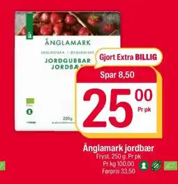 Coop Extra Änglamark jordbær tilbud