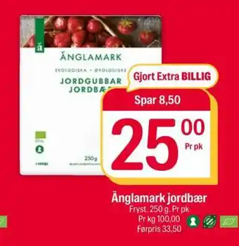 Coop Extra Änglamark jordbær tilbud
