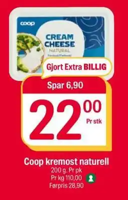 Coop Extra Coop kremost naturell tilbud
