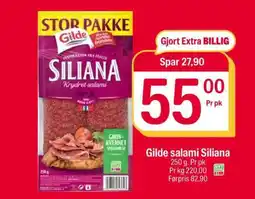 Coop Extra Gilde salami Siliana tilbud