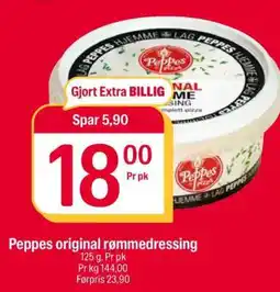 Coop Extra Peppes original rømmedressing tilbud