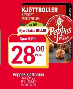 Coop Extra PEPPES KJØTTBOLLER tilbud