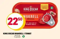 Coop Extra KING OSCAR MAKRELL I TOMAT tilbud
