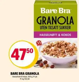 Coop Extra BARE BRA GRANOLA tilbud