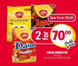 Coop Extra FREIA SMÅBITER tilbud