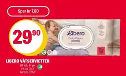 Coop Extra LIBERO VÅTSERVIETTER tilbud