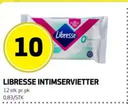 Bunnpris Libresse intimservietter tilbud