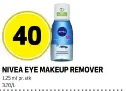 Bunnpris Nivea Eye makeup remover tilbud