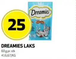 Bunnpris Dreamies laks tilbud