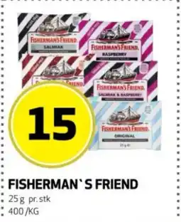 Bunnpris Fisherman's friend tilbud