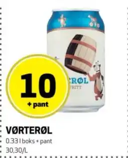 Bunnpris Vørterøl tilbud