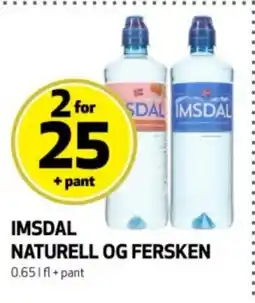 Bunnpris Imsdal Naturell og fersken tilbud