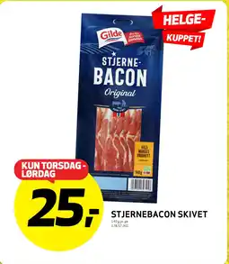 Bunnpris Gilde Stjernebacon skivet tilbud