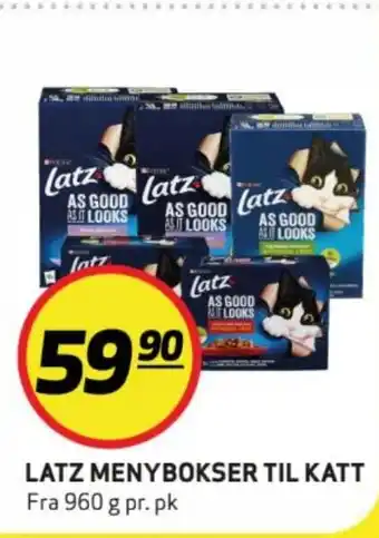 Bunnpris Latz menybokser til katt tilbud
