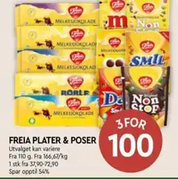 Coop Mega Freia plater & poser tilbud