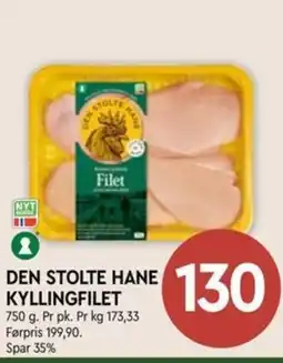 Coop Mega Den stolte hane kyllingfilet tilbud