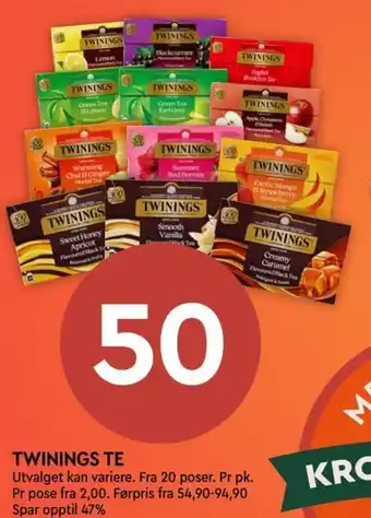 Coop Mega Twinings te tilbud