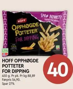 Coop Mega Hoff Opphøgde potteter for dipping tilbud