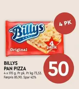 Coop Mega Billys pan pizza tilbud